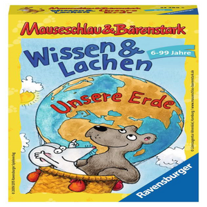 Ravensburger 23289 Mitbringspiele - Mauseschlau & Bärenstark - Wissen und Lachen - Unsere Erde