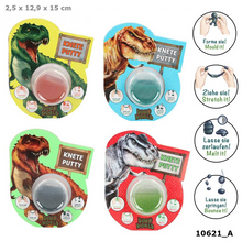 Depesche 10621 Dino World - Spring-Knete mit Glitzer