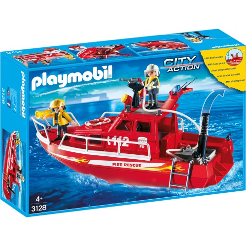 Playmobil 3128 City Action - Feuerlöschboot mit Pumpe
