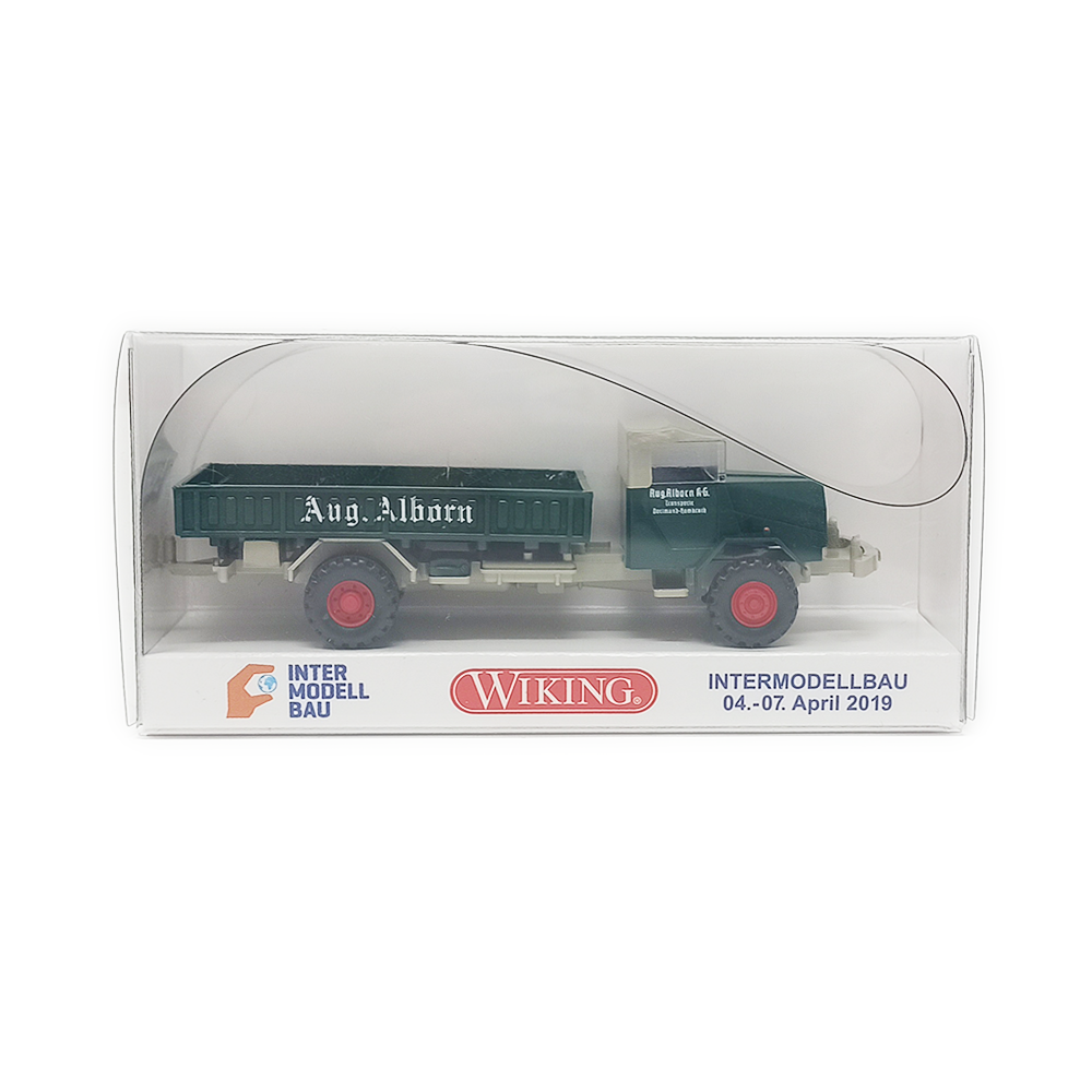 Wiking-Modellbau 0413 51 Wiking - Klassik Edition 1:87 - Intermodellbau 2019 - Gelände LKW MAN (August Alborn)