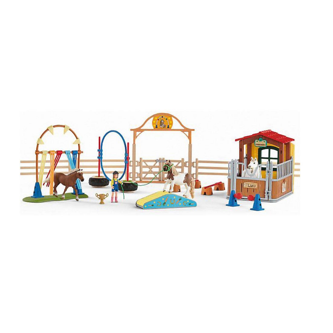 Schleich 72149 Farm World - Agility bei der Pferdebox