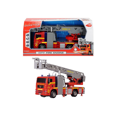 Simba Dickie 203715001 Dickie Toys Dickie Spielzeug - City Fire Engine Feuerwehrwagen