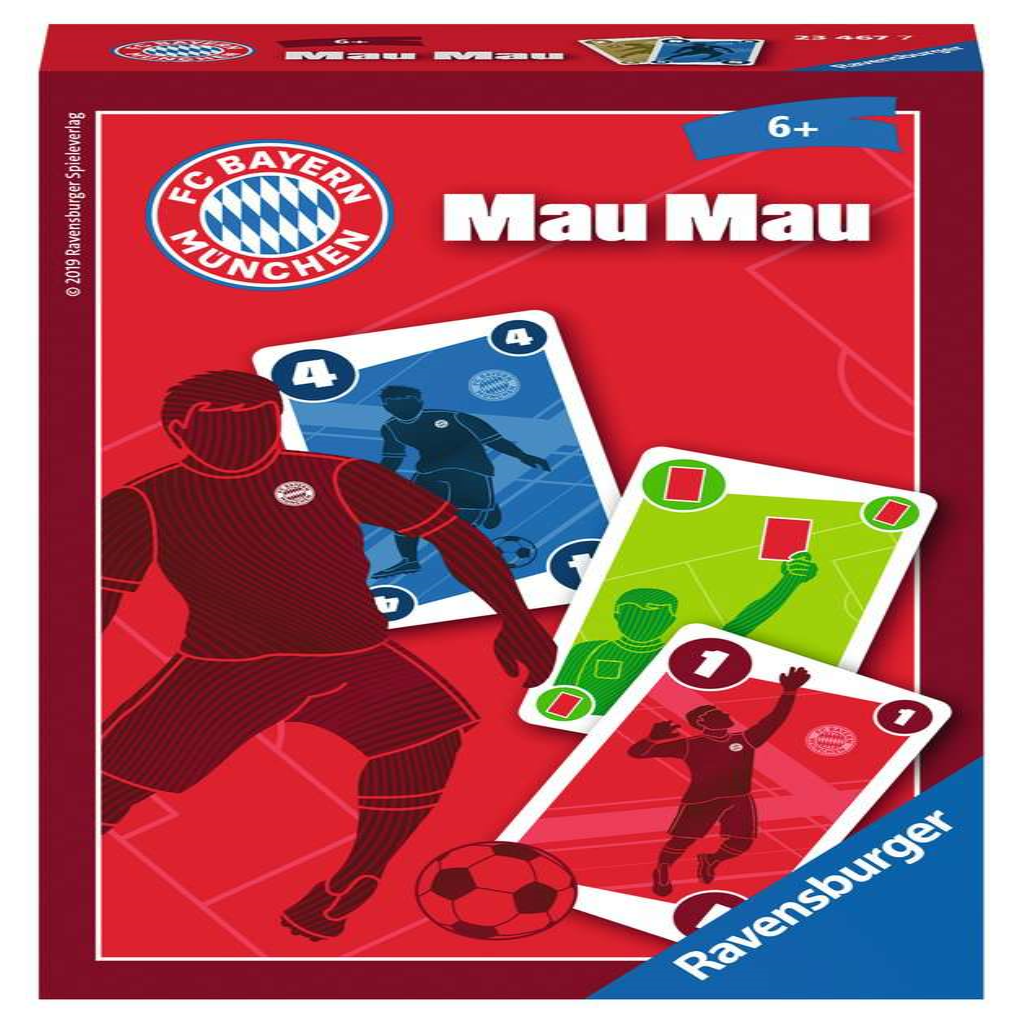 Ravensburger 23467 Mitbringspiele - FC Bayern München - Mau Mau