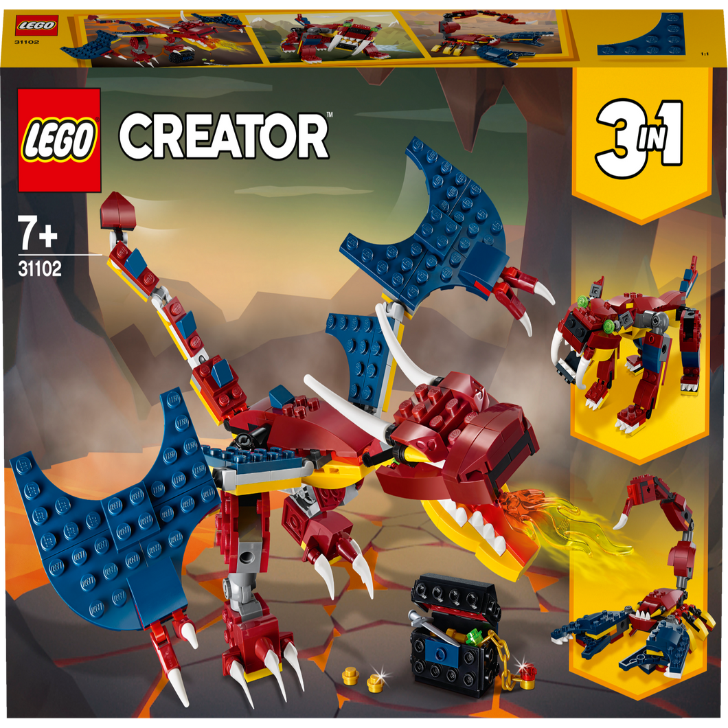 LEGO 31102 Creator - 3-in-1 - Feuerdrache