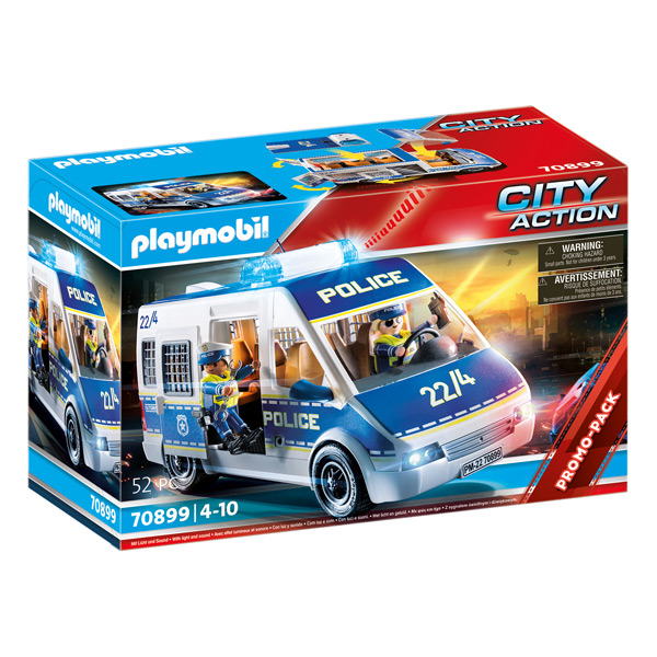 Playmobil 70899 City Action - Polizei-Mannschaftswagen mit