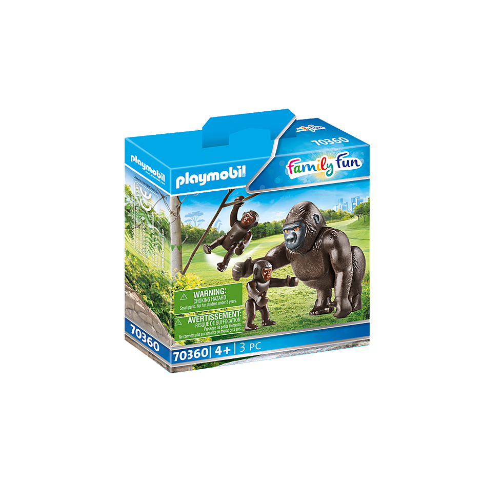 Playmobil 70360 Family Fun - Zoo - Gorilla mit Babys