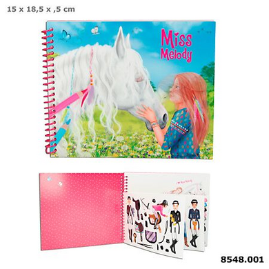 Depesche 8548 Miss Melody - Dress up your Horse Malbuch