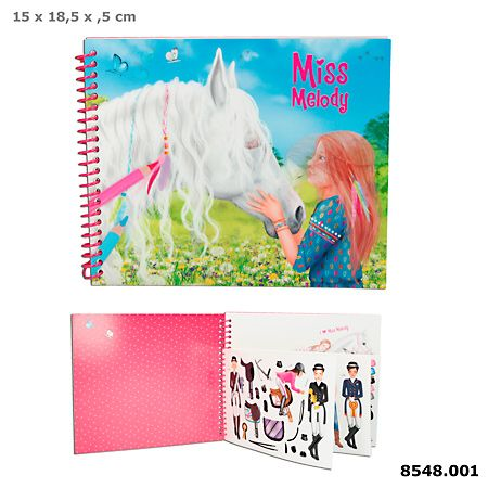 Depesche 8548 Miss Melody - Dress up your Horse Malbuch