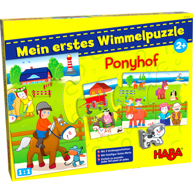 Haba 303704 Mein erstes Wimmelpuzzle  - Ponyhof