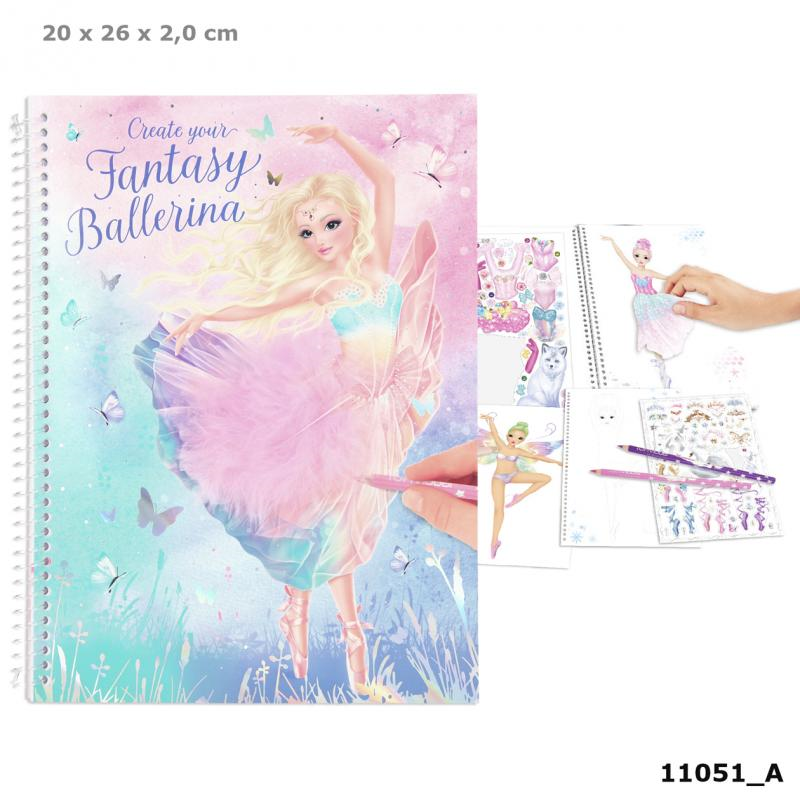 Depesche 11051 Fantasy Model - Malbuch Ballett