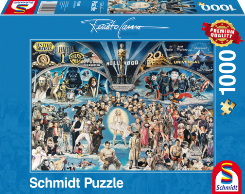 Schmidt Spiele 59398 Schmidt Puzzle - # 1000 - Casaro Hollywood
