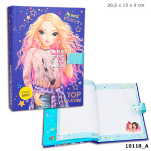 Depesche 10118 TOP Model - Tagebuch mit Code und Sound - blau