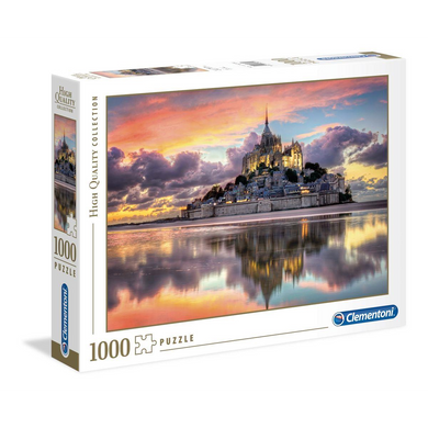 Clementoni 39367 High Quality Puzzle  - # 1000 - Der wunderschöne Mont Saint-Michel