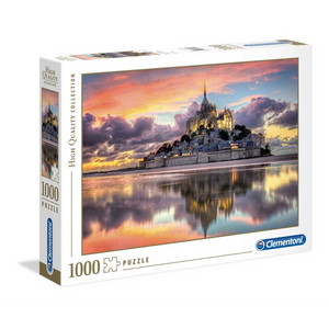 Clementoni 39367 High Quality Puzzle  - # 1000 - Der wunderschöne Mont Saint-Michel