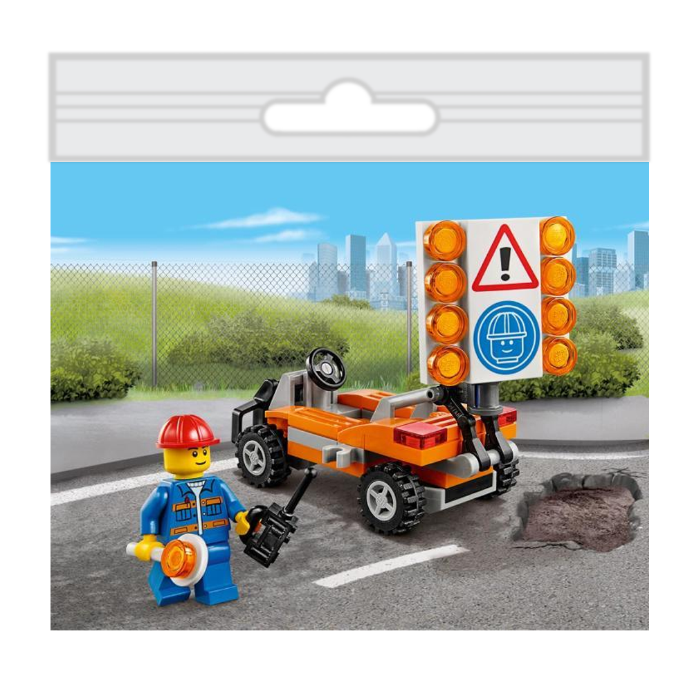 LEGO 30357 LEGO City StraBenarbeiter Baustellen Absicherung Spielinger