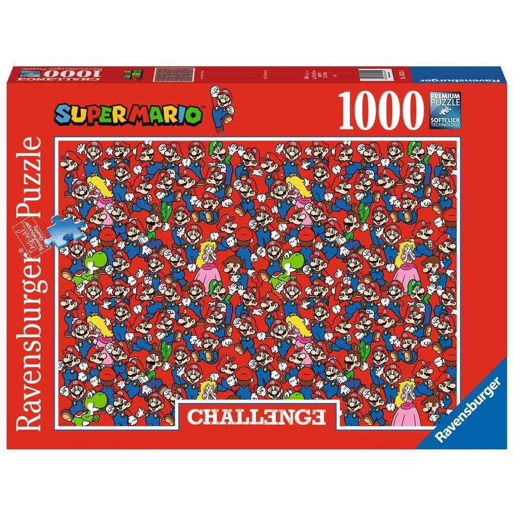 Ravensburger 16525 Erwachsenen-Puzzle - # 1000 - Super Mario Bros Challenge