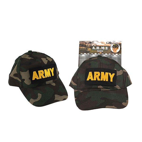 Toi-toys 35740A Army - ARMY - Kappe im Camouflage Design - Kindergröße