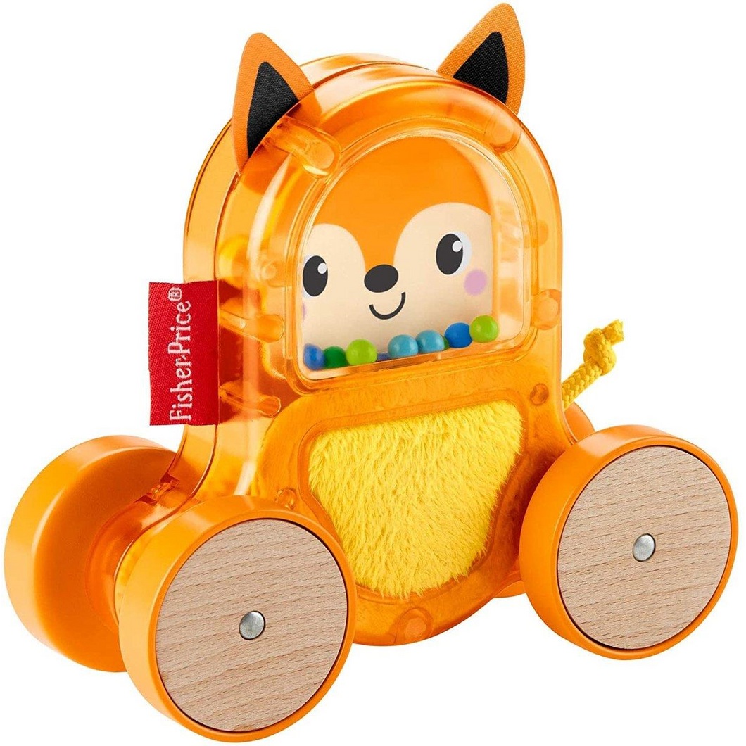 Mattel GLD01 Fisher Price - buntes Haustier auf Rädern - Fuchs