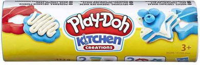 Hasbro E5206EU40 Play-Doh - Knetküche Cookie Knete mit 2 Ausstechern