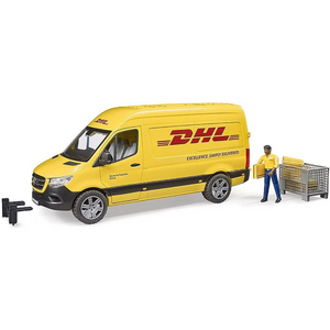 BRUDER 02671 Profi-Serie - Mercedes Benz Sprinter DHL mit Fahrer