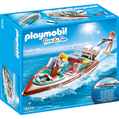 Playmobil 9428 Family Fun Motorboot mit Unterwassermotor