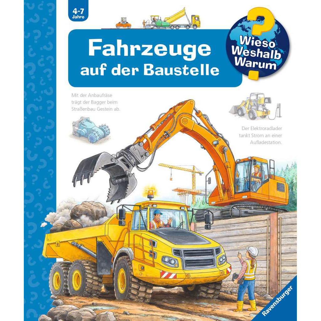 Ravensburger 32968 Wieso? Weshalb? Warum? - Band  7 - Fahrzeuge auf der Baustelle