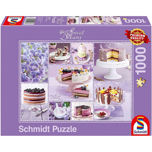 Schmidt Spiele 59577 Schmidt Puzzle - Kaffeekränzchen in Flieder