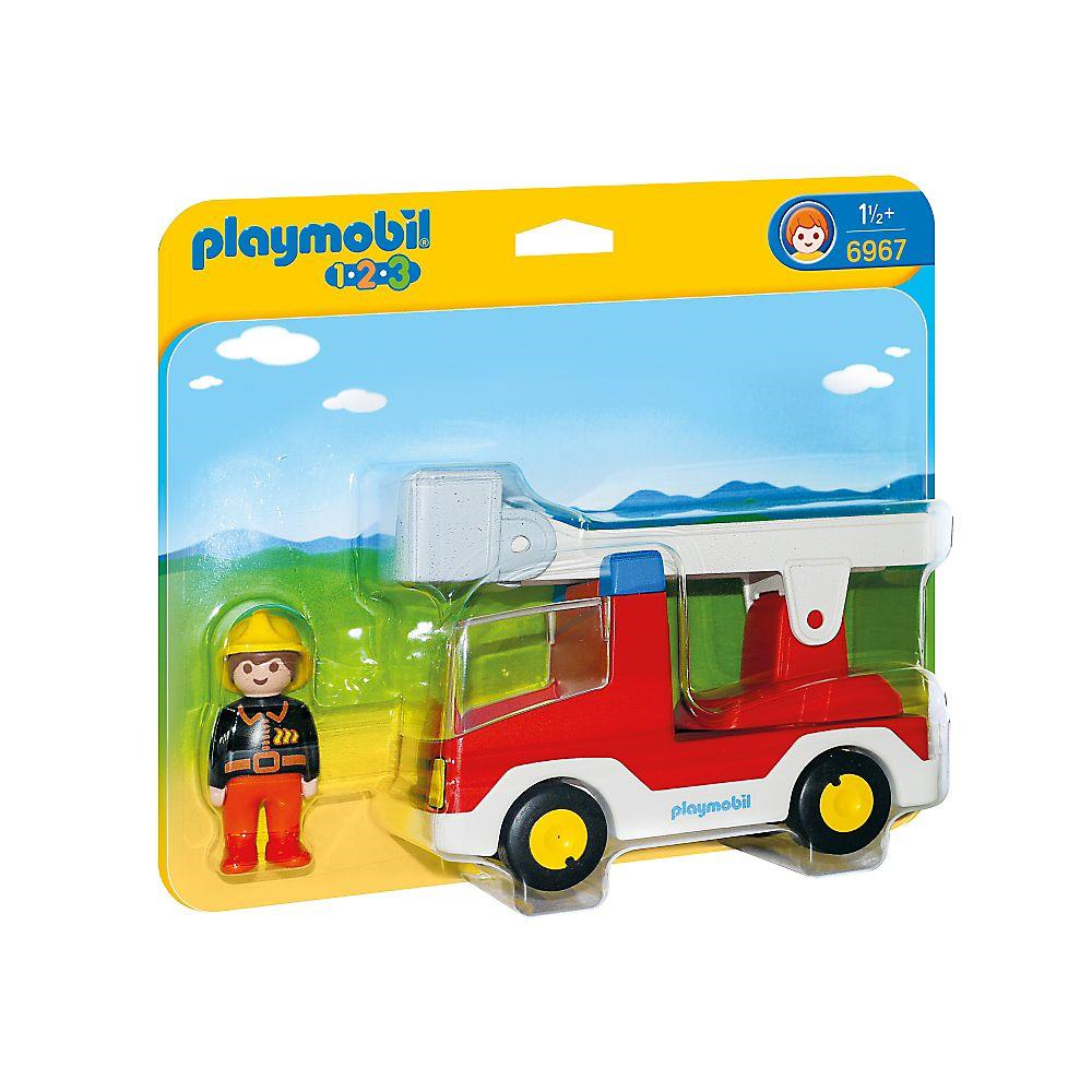 Playmobil 6967 1-2-3 - Feuerwehrleiterfahrzeug