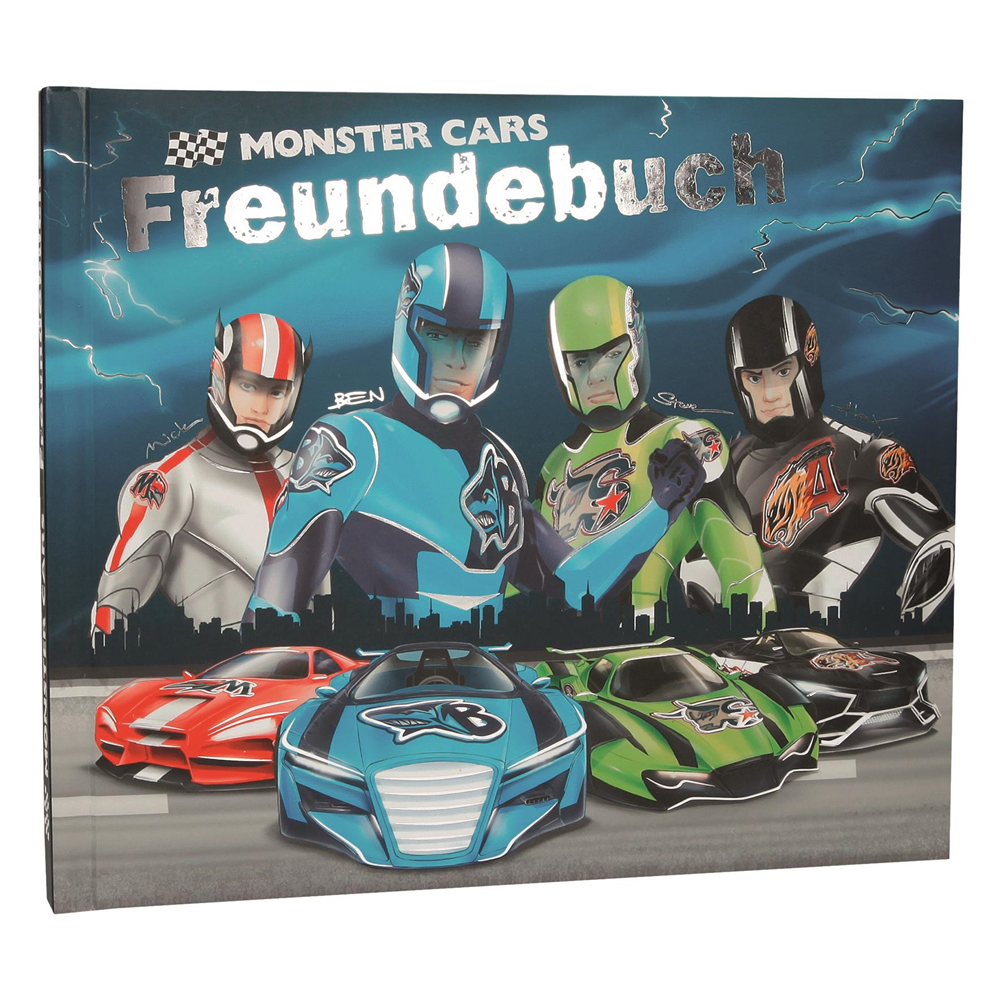 Depesche 6317 Monster Cars Freundebuch
