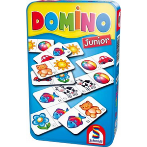 Schmidt Spiele 51240 Bring-Mich-Mit Metalldose - Metallbox Domino Junior