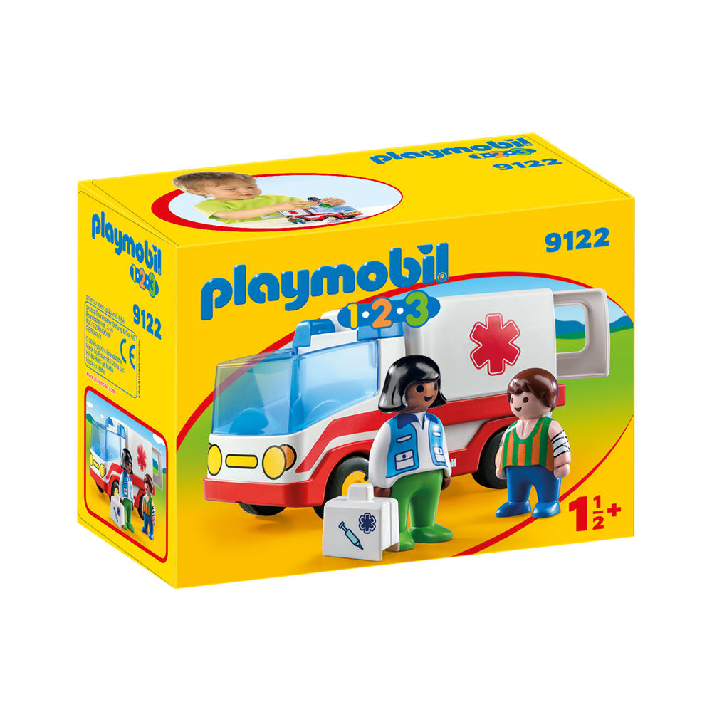 Playmobil 9122 1-2-3 1-2-3 1-2-3 1-2-3 - Rettungswagen