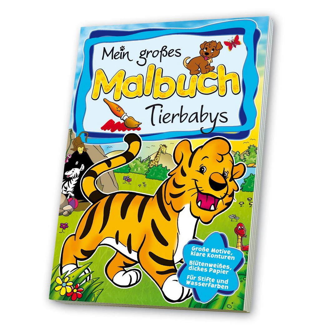 Meori GmbH & Co.KG 7022 Idena - Buch - Mein großes Malbuch Tierbabys