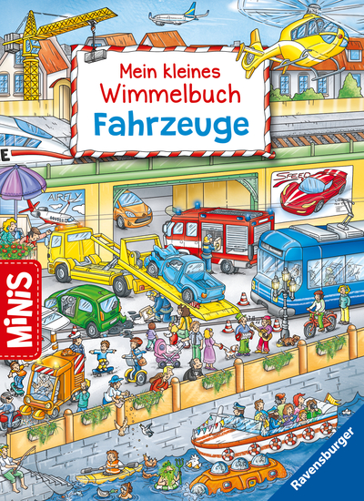 Ravensburger 46010 Minis - Mein kleines Wimmelbuch - Fahrzeuge