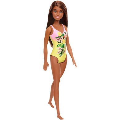 Mattel GHW39 Barbie - Beachpuppe mit Badeanzug