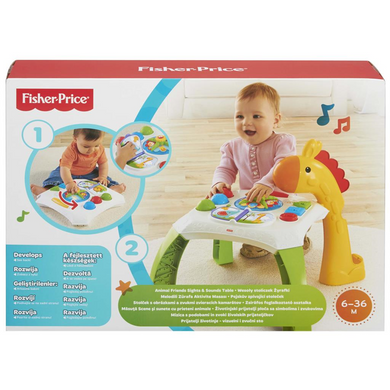 Mattel CCP66 Fisher Price - Tierfreunde Spieltisch