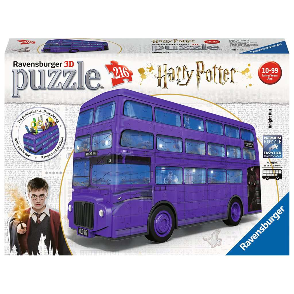 Ravensburger 11158 3D Puzzle - Knight Bus - Harry Potter