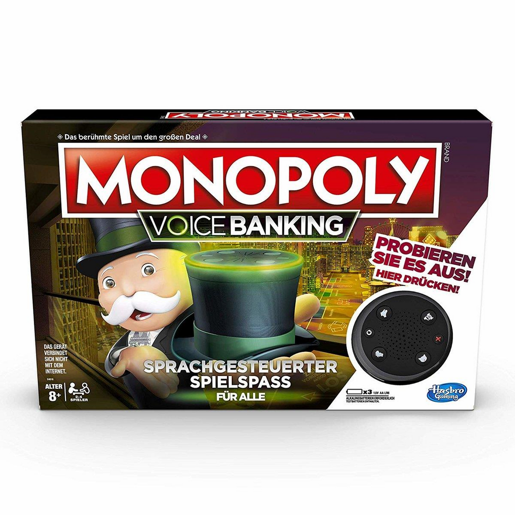 Hasbro E4816GC2 Hasbro Gaming - Monopoly Voice Banking