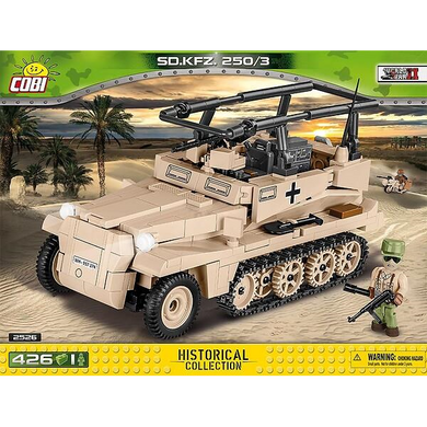 Cobi 2526 Historical Collection WWII - Bausatz - Panzer SD.KFZ 250/3 (DAK)