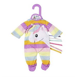 Zapf Creation 870648 Dolly Moda - Einhorn Strampler - Größe 30cm