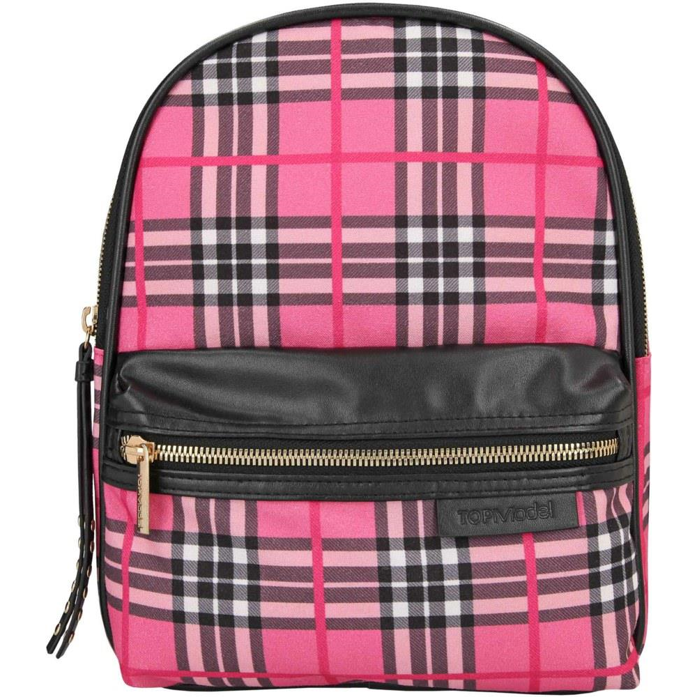 Depesche 10812 TOP Model - TRENDS by Depesche - Karo Rucksack beige & pink- sortiert
