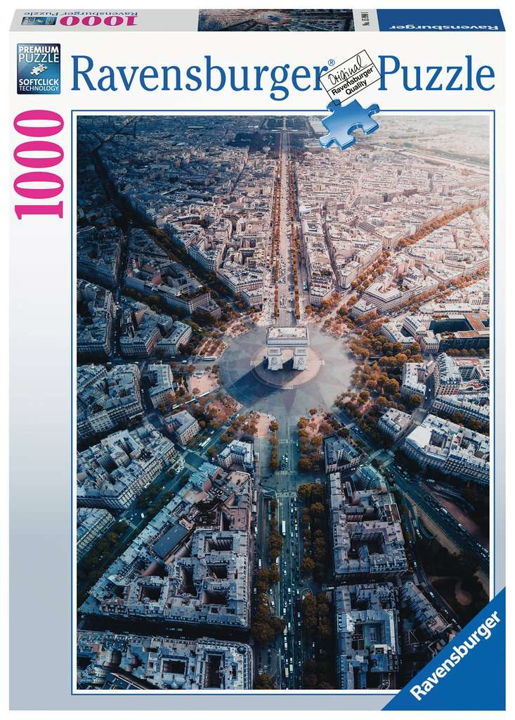 Ravensburger 15990 Erwachsenen-Puzzle - # 1000 - Paris von Oben