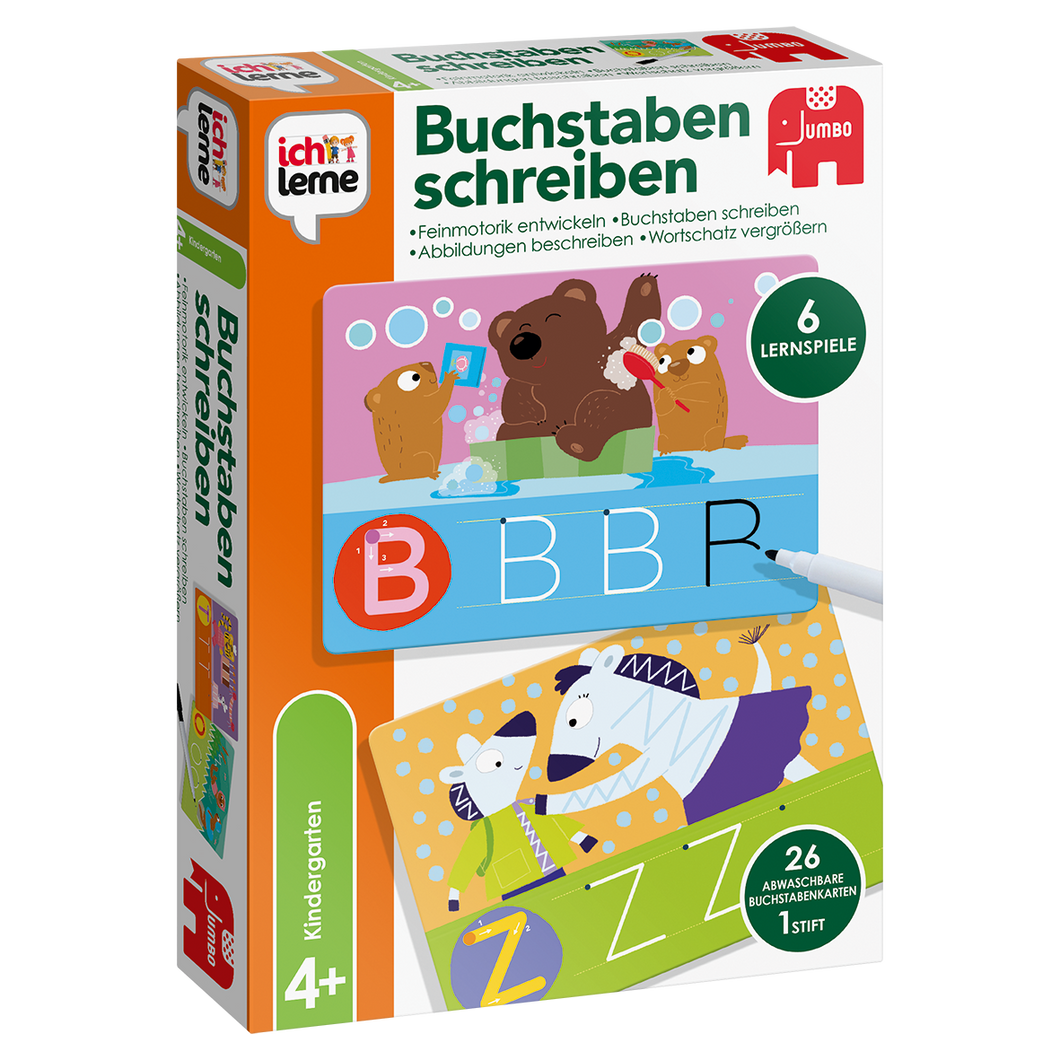 Jumbo Spiele 19718 Jumbo - Ich lerne Buchstaben schreiben
