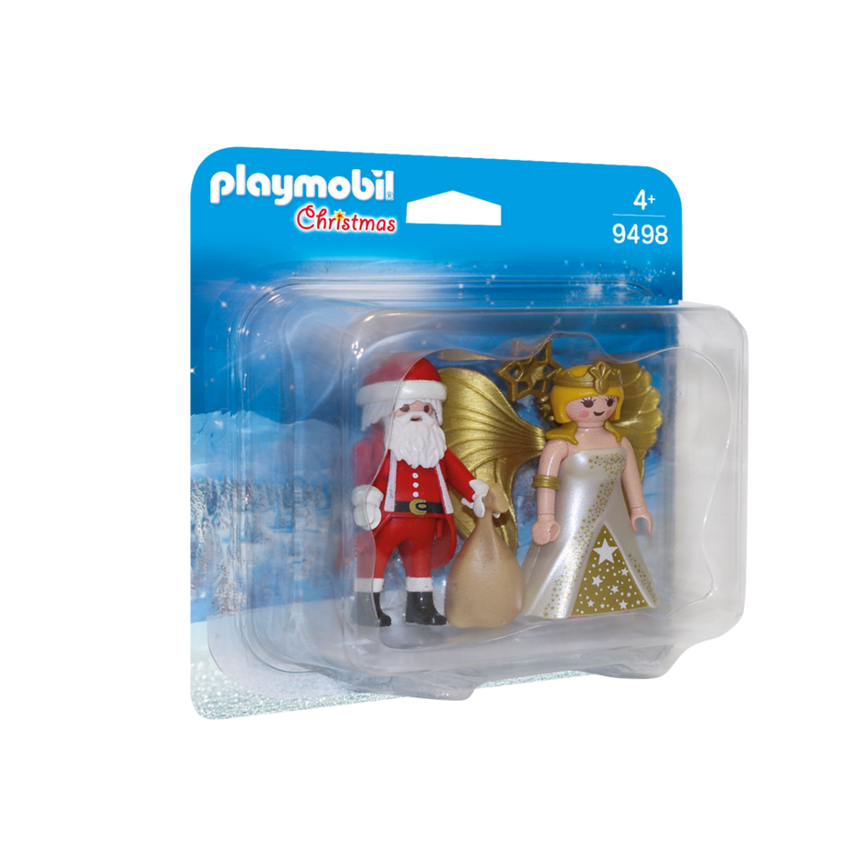 Playmobil 9498 Christmas - Duo Pack Weihnachtsmann und Engel