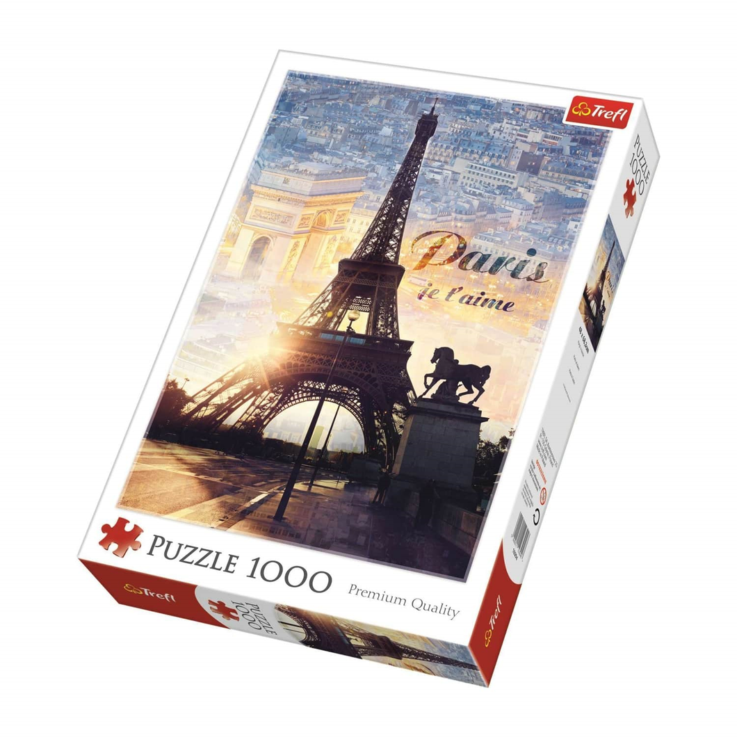 Trefl 10394 Trefl Puzzle - Premium Puzzle 1000 Teile - Paris Eifelturm