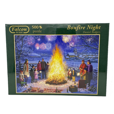 Jumbo Spiele 11121 Falcon Puzzle - # 500 - Bonfire Night