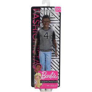 Mattel GDV13 Barbie - Fashionistas - Ken dunkel - mit dunklen Haaren