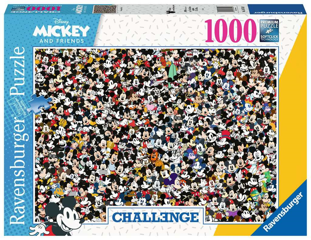 Ravensburger 16744 Erwachsenen-Puzzle - # 1000 - Challenge Mickey