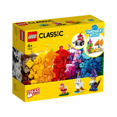LEGO 11013 Classic - Kreativ Bauset mit durchsichtigen Steinen
