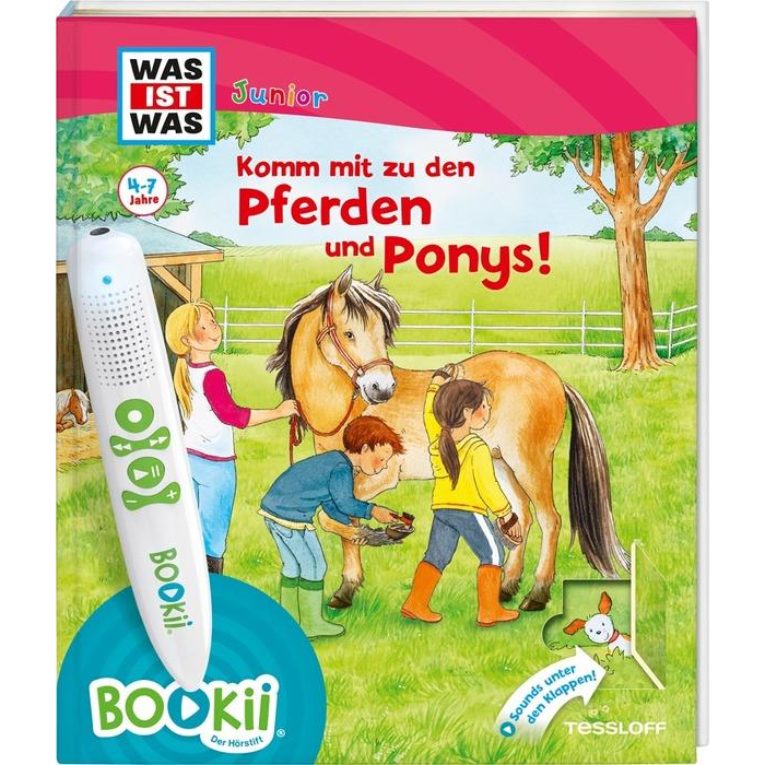 Tessloff 67490 BOOKii - WAS IST WAS Junior - Komm mit zu den Pferden und Ponys!