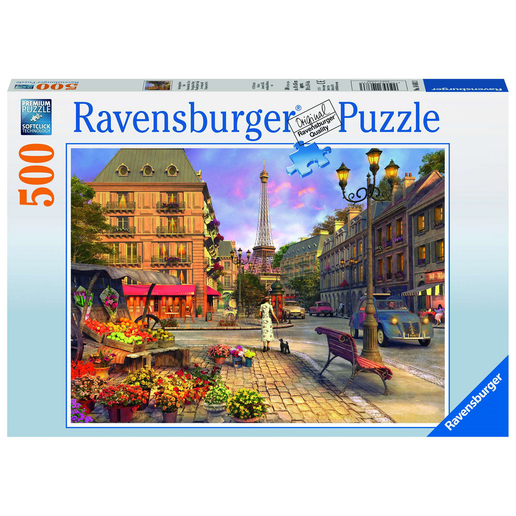 Ravensburger 14683 Erwachsenen-Puzzle - 500 Teile Puzzle - # 500 - Spaziergang durch Paris